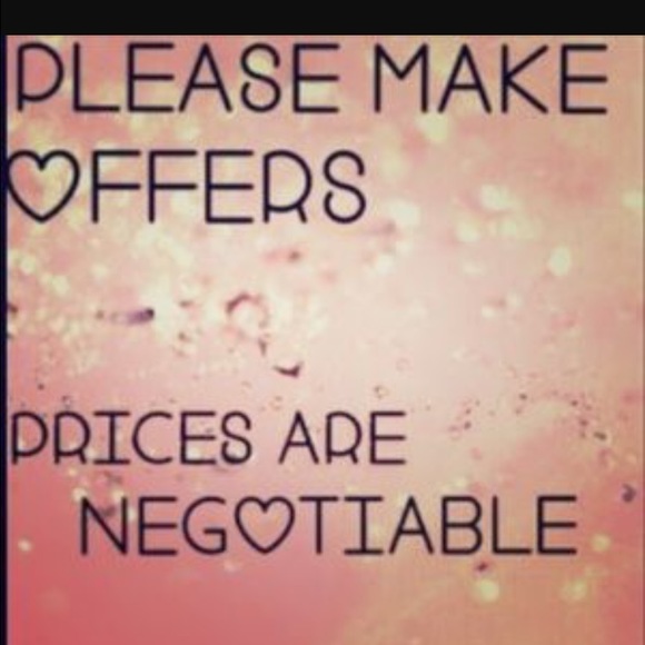 All offers welcome