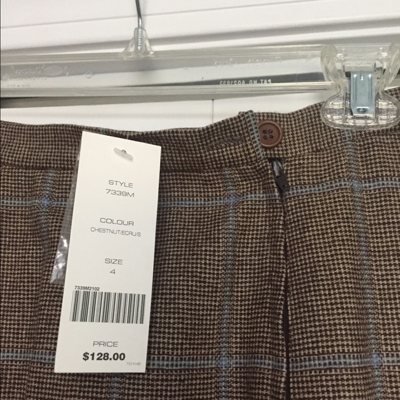 French Connection Wool Pleated Skirt size 4 - Picture 3 of 4