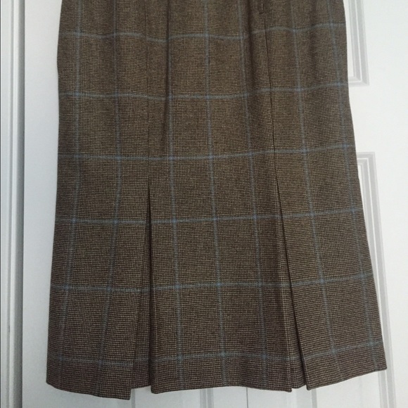 French Connection Wool Pleated Skirt size 4 - Picture 4 of 4