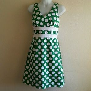 DONNA RICCO Polka Dot Dress