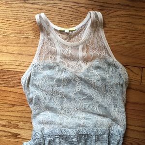 Gianni Bini Illusion Neckline Maxi