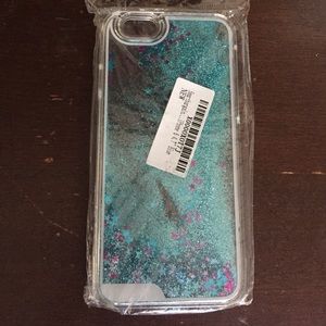 Iphone 6 glitter&stars 'lava' phone case