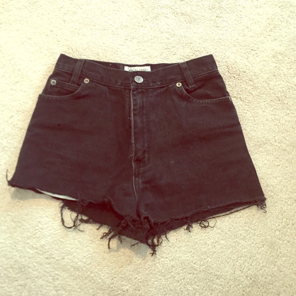High waisted Jean shorts