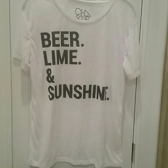 NWOT " Beer.Lime.& Sunshine