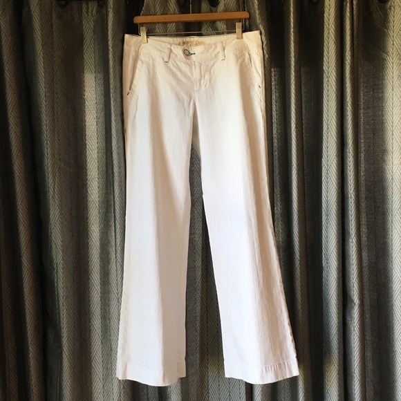 American Eagle Women's White Jeans Size 12 Long