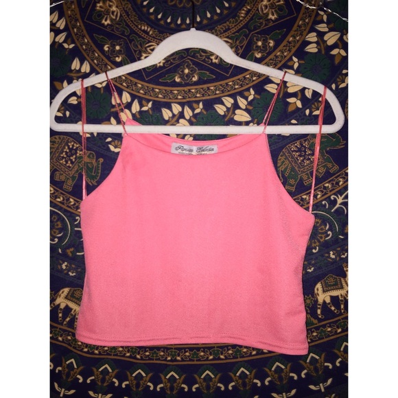 Pink Crop Top