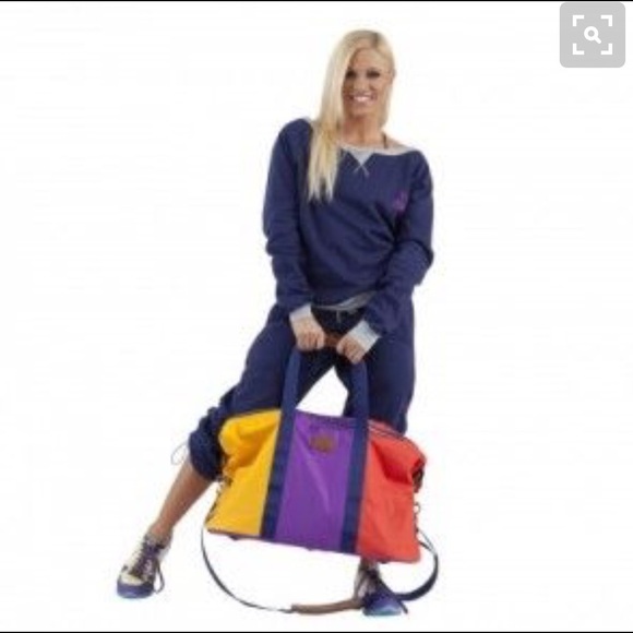 ZUMBA Color Block Weekender Bag, New With tags.