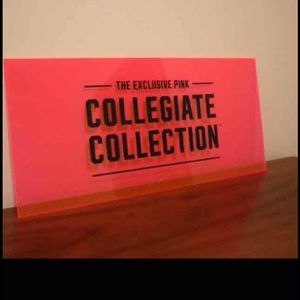 VS PINK DISPLAY SIGN