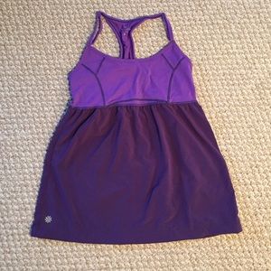 Two toned purple Athleta top