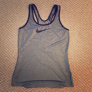 Nike Pro workout racer back tank top