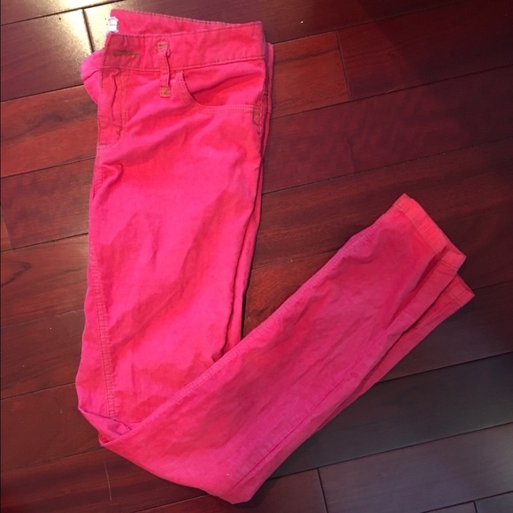 Free people corduroy skinny pants