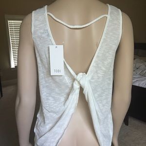 NWT Tobi Open back Top