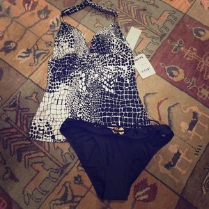 SOLD as bundle- Gottex bathing suit- tankini