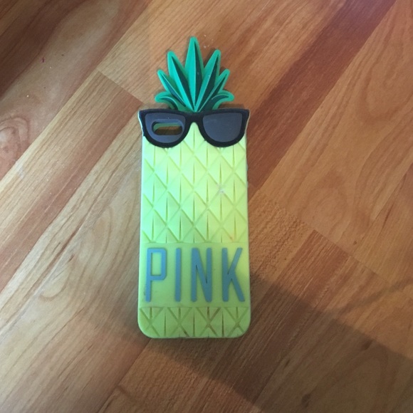 *SOLD on Mercari* PINK pineapple iPhone 5 case - Picture 1 of 1