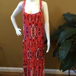 Knit full length dress