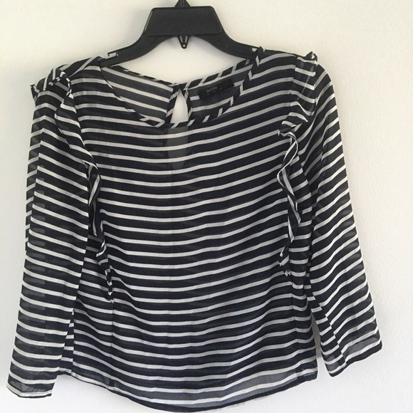 Bershka nautical top in size S