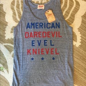 Homage Vintage Retro Men's Tank Top Evel Knievel