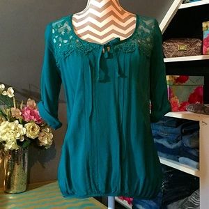 Crochet Embroidered Blouse