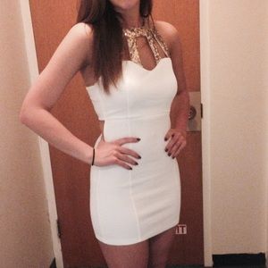 Tobi brand new white bodycon