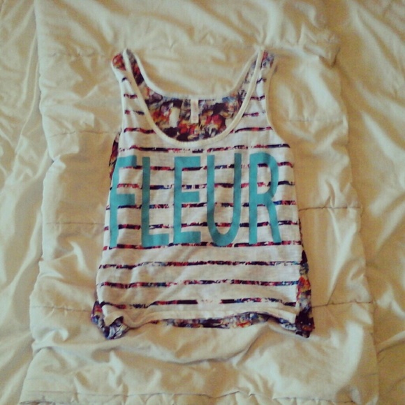 "FLEUR" Floral tank