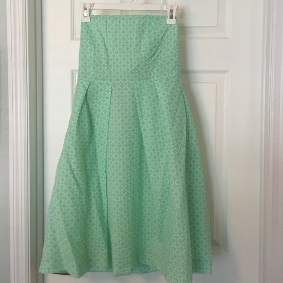 Mint J.Crew strapless dress