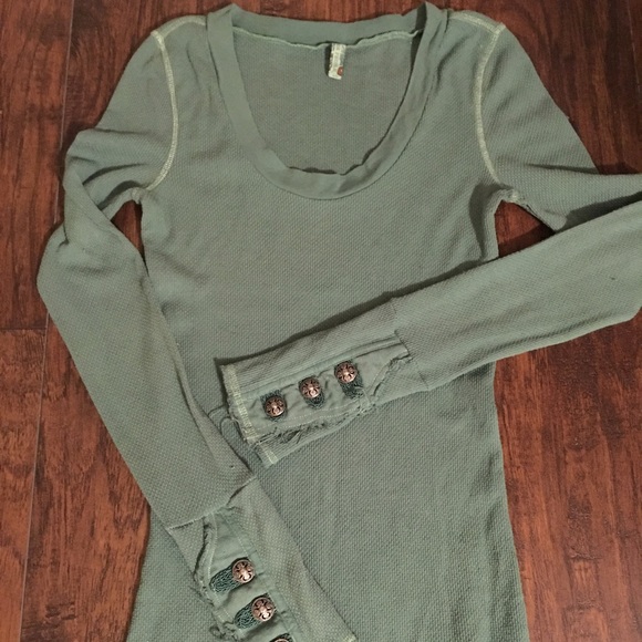 SOLD Free People Motor Cuff Thermal Sz L - Picture 1 of 2