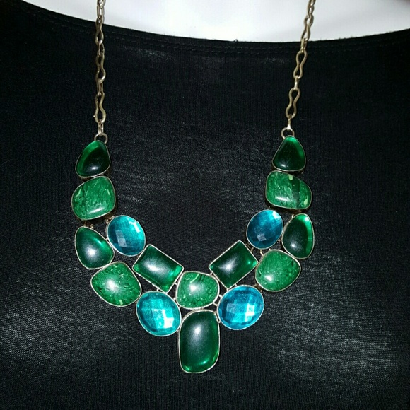 Handmade glass necklace