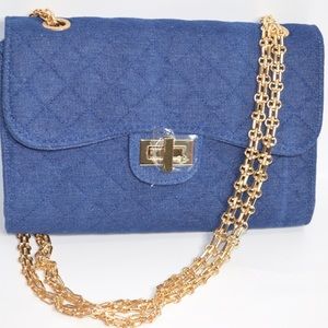 Denim Quilted Bag