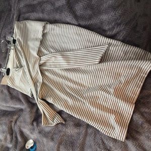 Zara striped pencil skirt