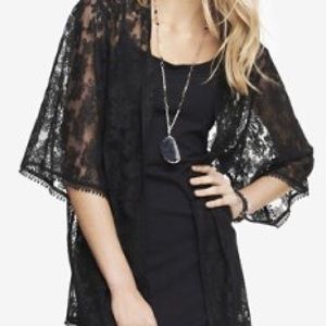 Express black kimono