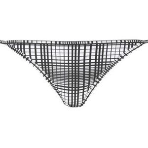 NWT Top shop check low rise bikini bottom