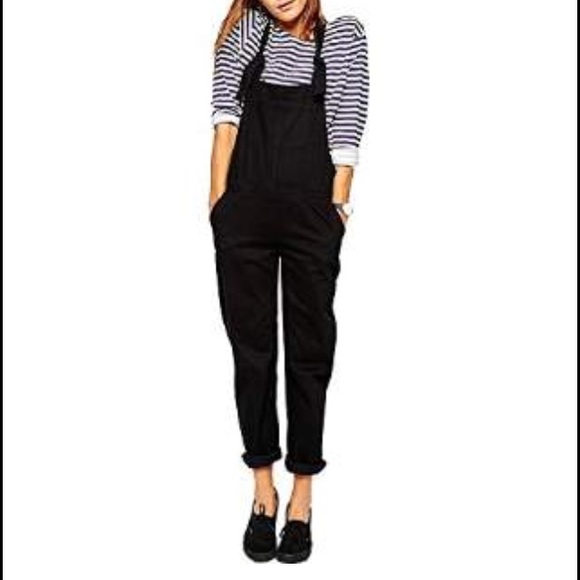 Black overalls