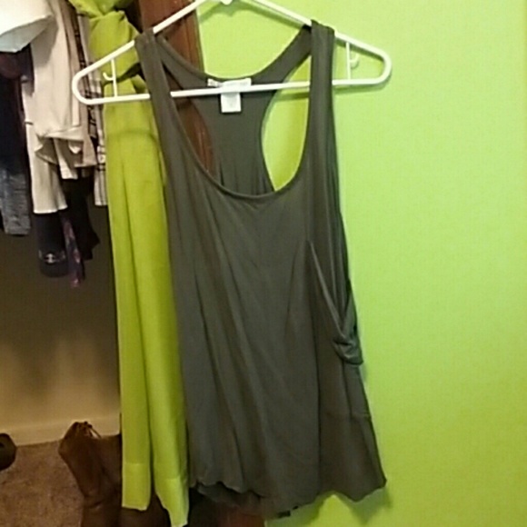 Navy Green tank top