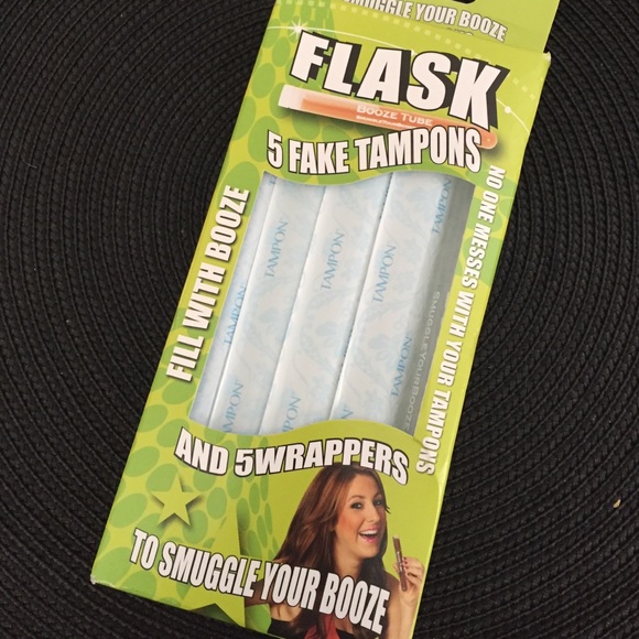 Fake Tampon Flasks