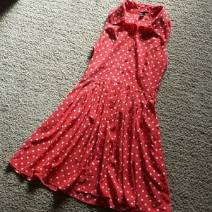 Vintage style polka dot dress