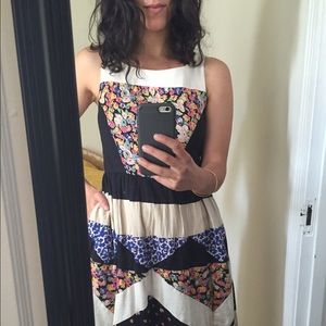 Leifnotes Floral Pattern Dress