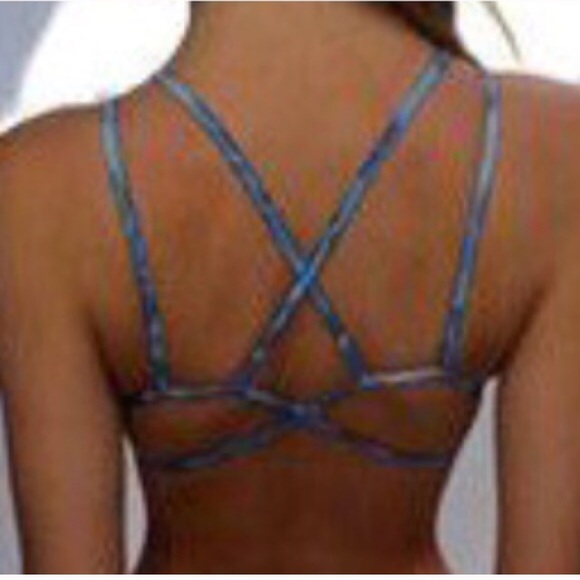 Blue Tie Dye Bikini - Picture 2 of 4