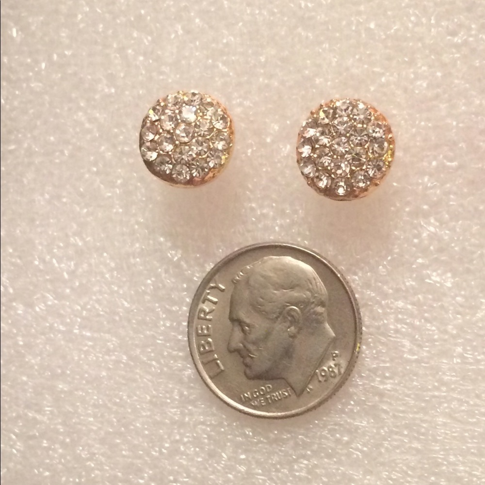HP Crystal Post Stud Earrings - Picture 3 of 3