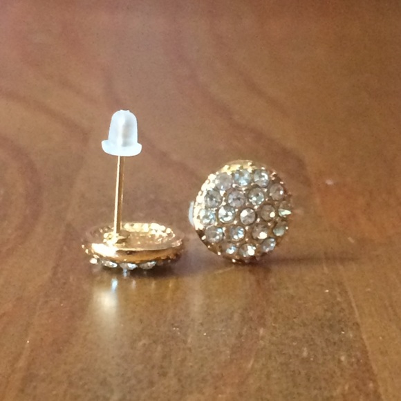 HP Crystal Post Stud Earrings - Picture 2 of 3