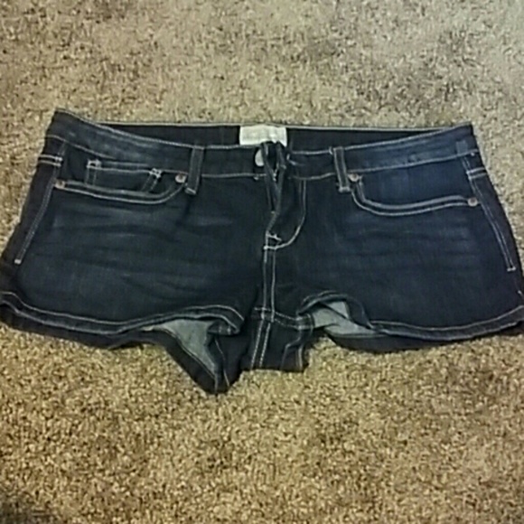 Dark Blue Jean shorts - Picture 1 of 4