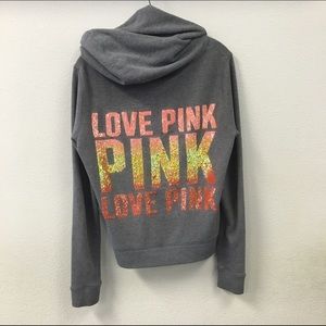 Victoria's Secret Pink sequin sweatshirt!