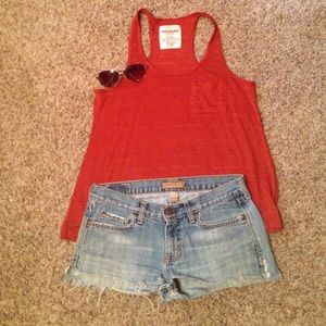 Abercrombie cut off shorts