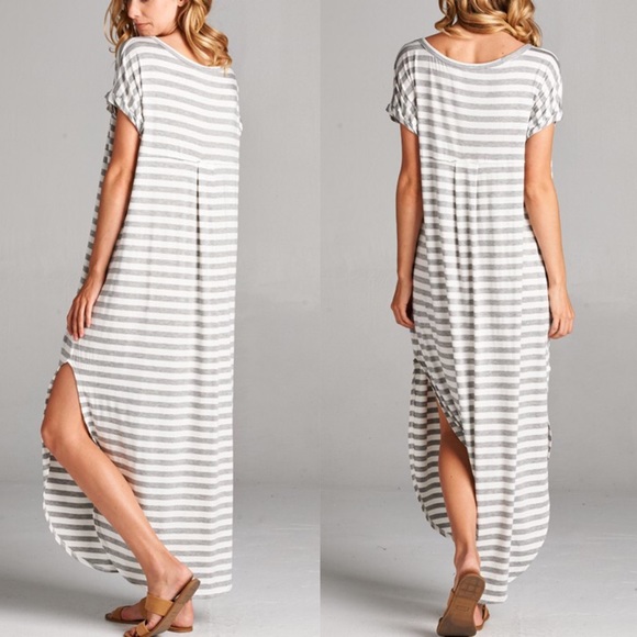 🆕The BAILEY striped Chic dress - BLACK - Picture 3 of 4