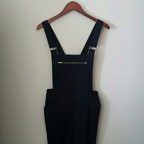 Asos Black Trouser Overalls