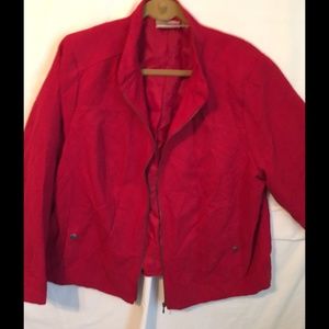 Plus size  red jacket