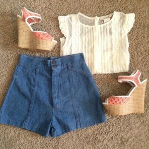 Vintage High Waisted Shorts