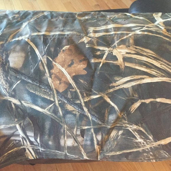 Camouflage window valance