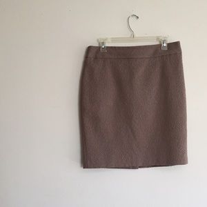Brown Lace Design Skirt