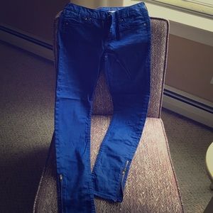 Skinny, low waist ankle pants