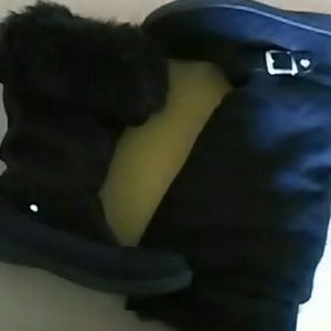 Lane Bryant fur filled boots